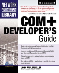 Cover image: COM+ Developer’s Guide 1st edition 9780072120868