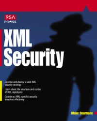 Cover image: XML Security 1st edition 9780072193992