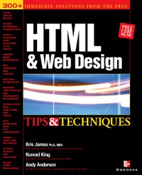 Cover image: HTML & Web Design Tips & Techniques 1st edition 9780072193947