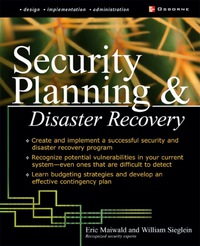 Imagen de portada: Security Planning and Disaster Recovery 1st edition 9780072224634