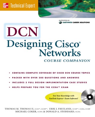 Cover image: DCN: Designing Cisco Networks 1st edition 9780072125733