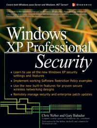 Imagen de portada: Windows(R) XP Professional Security 1st edition 9780072226027