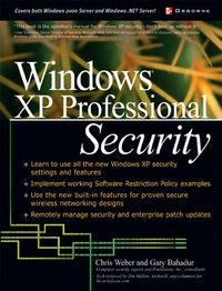 Cover image: Windows(R) XP Professional Security 1st edition 9780072226027