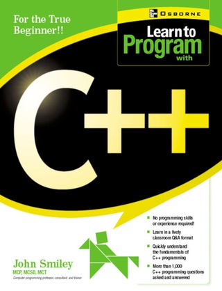 Cover image: Learn to Program with C++ 1st edition 9780072225358