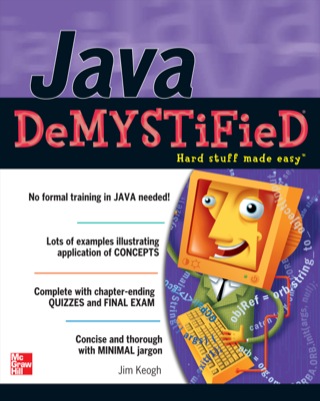 Cover image: Java Demystified 1st edition 9780072254549