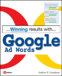 Cover image: Winning Results with Google Ad Words 1st edition 9780072257021