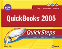 Cover image: QuickBooks  2005 QuickSteps 1st edition 9780072259513
