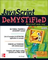 Cover image: JavaScript Demystified 1st edition 9780072261349