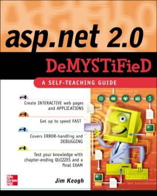 Cover image: ASP.NET 2.0 Demystified 1st edition 9780072261417