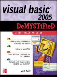Cover image: Visual Basic 2005 Demystified 1st edition 9780072261714