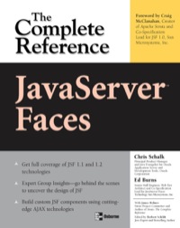 Cover image: JavaServer Faces: The Complete Reference 1st edition 9780072262407