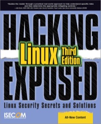 Cover image: Hacking Exposed Linux 3rd edition 9780072262575