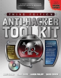 Cover image: Anti-Hacker Tool Kit 3rd edition 9780072262872