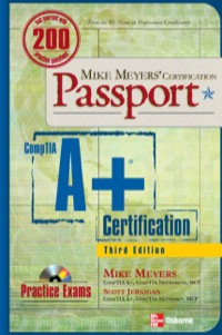 Cover image: Mike Meyers' A+ Certification Passport 3rd edition 9780072263084