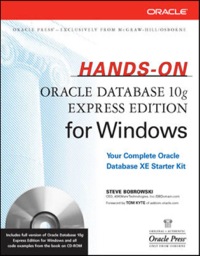 Cover image: Hands-On Oracle Database 10g Express Edition for Windows 1st edition 9780072263312