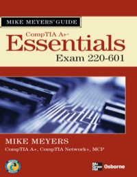 Cover image: Mike Meyers' A+ Guide 2nd edition 9780072263527