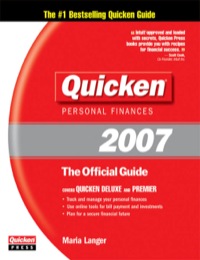 Cover image: Quicken 2007 The Official Guide 1st edition 9780072263800