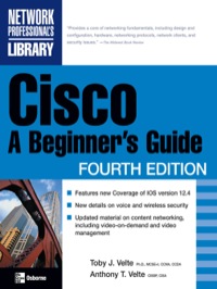 Cover image: Cisco: A Beginner's Guide 4th edition 9780072263831