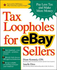 Imagen de portada: Tax Loopholes for eBay Sellers 1st edition 9780072262421