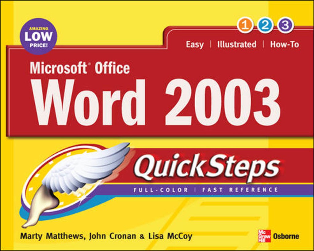 Microsoft Office Word 2003 QuickSteps 1st Edition