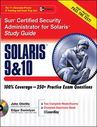 Imagen de portada: Sun Certified Security Administrator for Solaris 9 & 10 Study Guide 1st edition 9780072254235