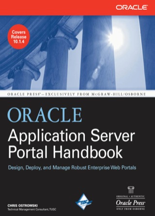 Cover image: Oracle Application Server Portal Handbook 1st edition 9780072264609
