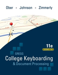 Cover image: Gregg College Keyboarding & Document Processing 11th edition 9780077319410