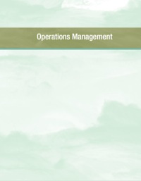 Cover image: Operations Management 10th edition 9780077343774