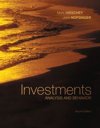 Cover image: Investments 2nd edition