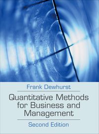Cover image: Quantitative Methods for Business and Management 2nd edition 9780077109028