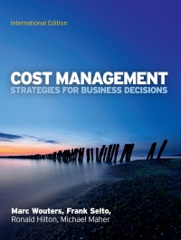 صورة الغلاف: Cost Management: Strategies for Business Decisions, International Edition 1st edition 9780077132392