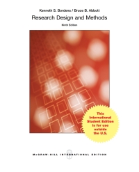 Imagen de portada: Ebook: Research Design and Methods: A Process Approach 9th edition 9780077171919