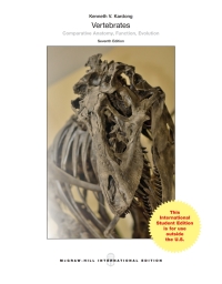 Cover image: Ebook: Vertebrates: Comparative Anatomy, Function, Evolution 7th edition 9781259253751