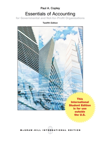 Imagen de portada: Ebook: Essentials of Accounting for Governmental and Not-for-Profit Organizations 12th edition 9780077171957