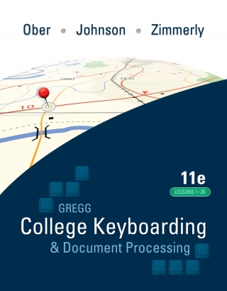 Cover image: Gregg College Keyboarding & Document Processing (GDP); Lessons 1-20 text 11th edition 9780077344221