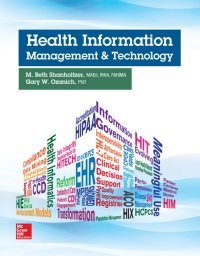 Cover image: Health Information Management and Technology 1st edition 9780073513683