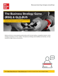 Cover image: Business Strategy Game-Globus Access 1st edition 9780078112706