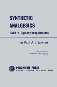 表紙画像: Synthetic Analgesics: Diphenylpropylamines 9780080093109