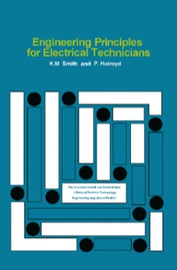 Cover image: Engineering Principles for Electrical Technicians: The Commonwealth and International Library: Electrical Engineering Division 9780080129853