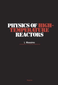 Cover image: Physics of High-Temperature Reactors 9780080196169