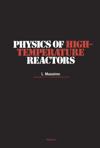 Cover image: Physics of High-Temperature Reactors 9780080196169