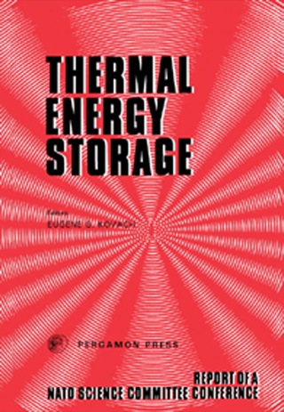 Imagen de portada: Thermal Energy Storage: The Report of a NATO Science Committee Conference Held at Turnberry, Scotland, 1st-5th March, 1976 9780080217246