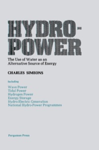 Omslagafbeelding: Hydro-Power: The Use of Water as an Alternative Source of Energy 9780080232690