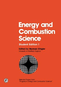 Titelbild: Energy and Combustion Science 9780080247809