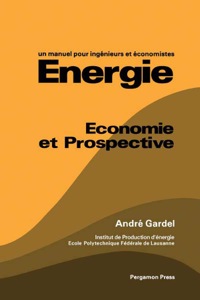 Cover image: Energie: Economie et Prospective 9780080247823
