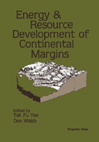 表紙画像: Energy & Resource Development of Continental Margins 9780080251271