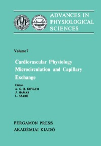 Cover image: Cardiovascular Physiology: Microcirculation and Capillary Exchange: Proceedings of the 28th International Congress of Physiological Sciences, Budapest, 1980 9780080268194