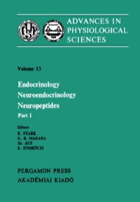 Imagen de portada: Endocrinology Neuroendocrinology Neuropeptides: Proceedings of the 28th International Congress of Physiological Sciences, Budapest, 1980 9780080268279