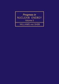 Imagen de portada: Progress in Nuclear Energy 9780080271156