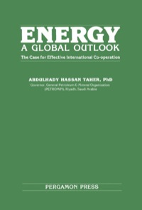 表紙画像: Energy: A Global Outlook: The Case for Effective International Co-operation 9780080272931